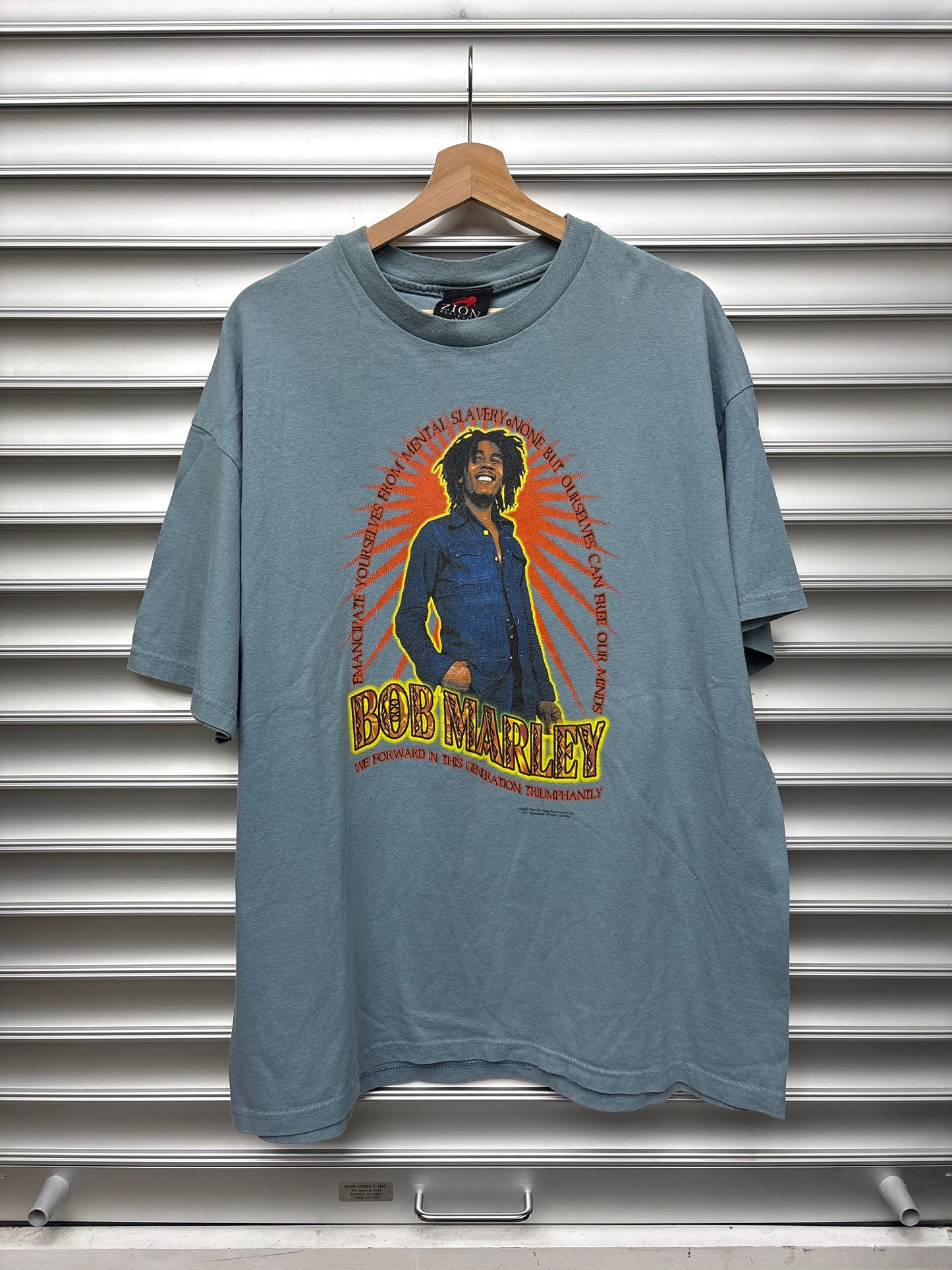Vintage Bob Marley Blue Tee - XL