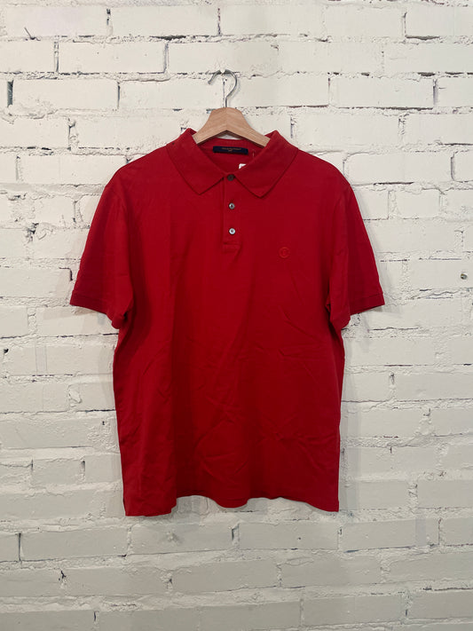 Louis Vuitton Red Polo - XL