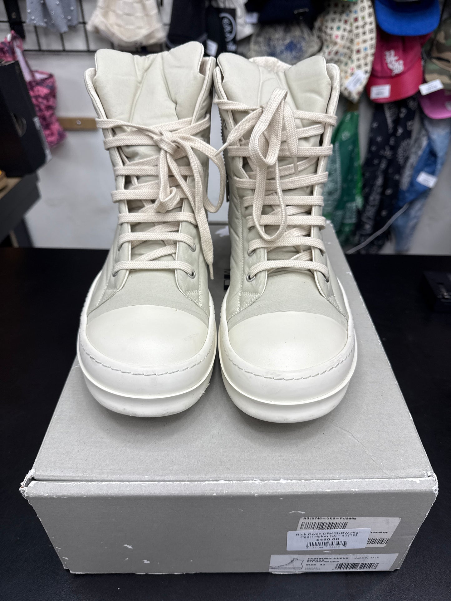 Rick Owen DRKSHDW High Pearl Nylon (U) - 43(10)