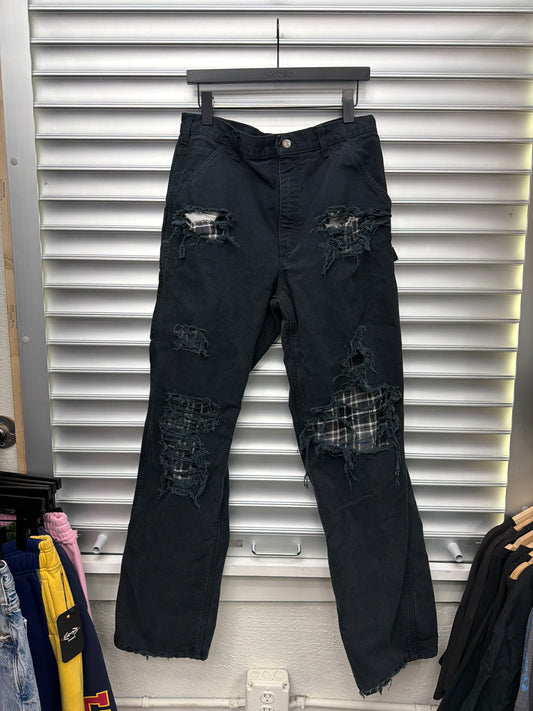 Vintage Carhartt Black Lined Pants - 33x34**