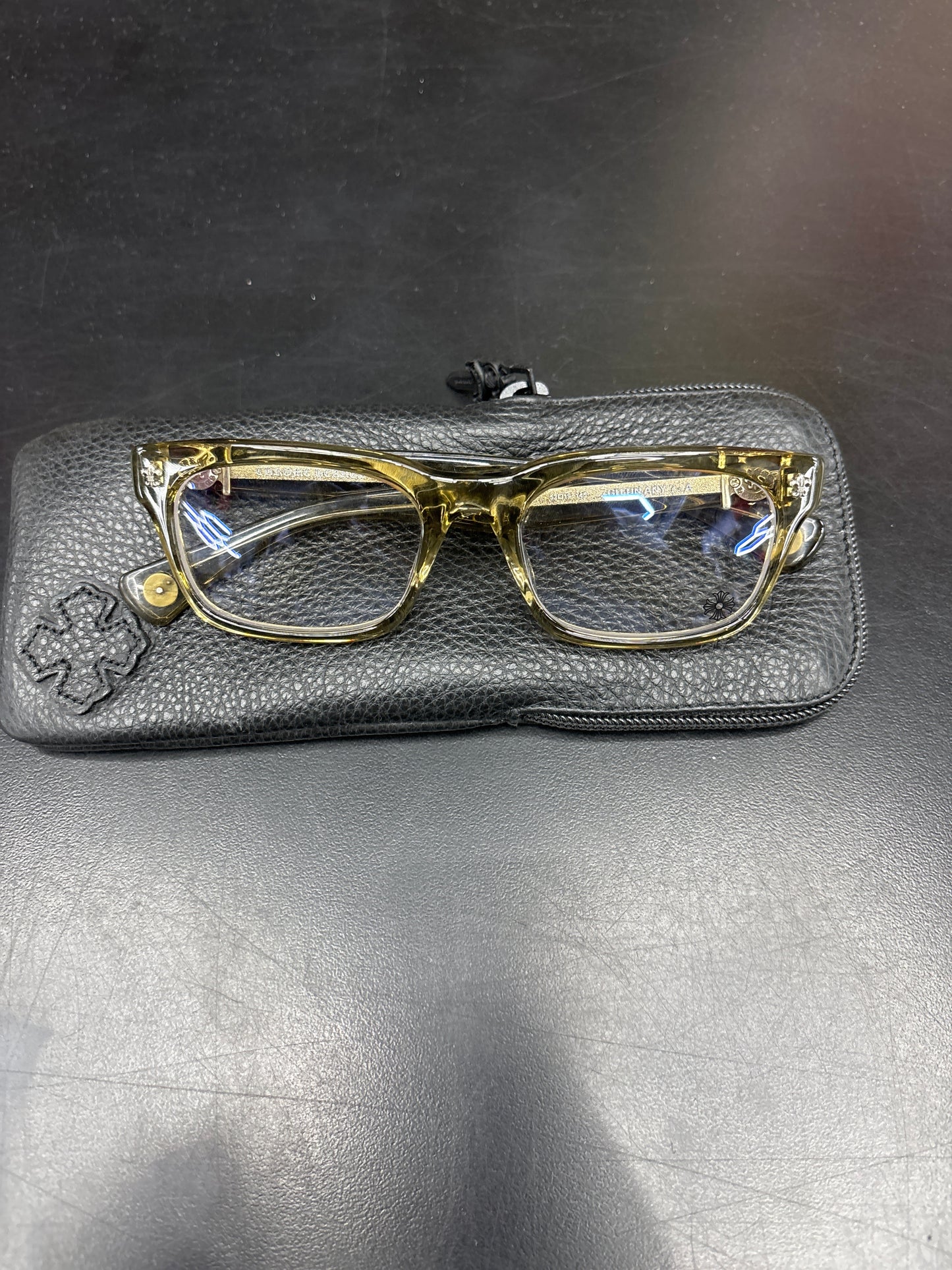 Chrome Hearts Gittin Any? Gold Frames