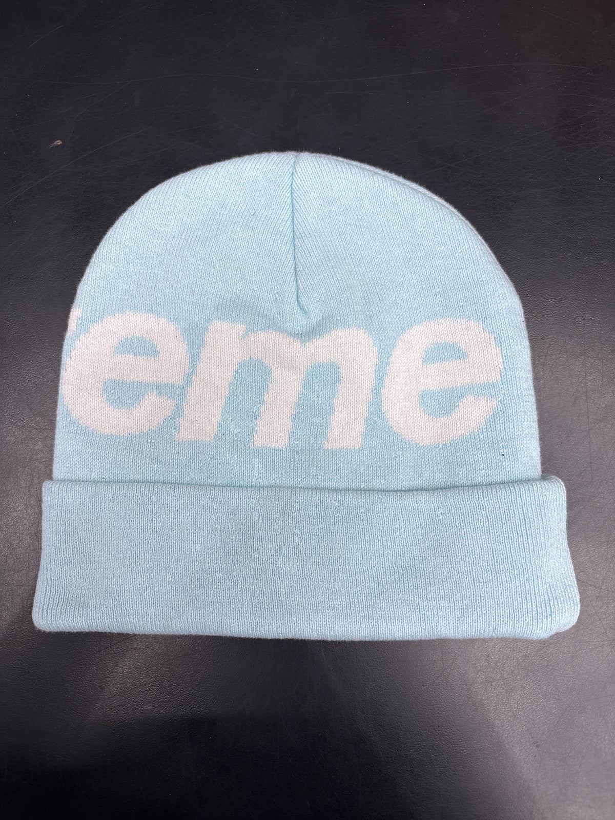 Supreme Icy Blue Beanie**
