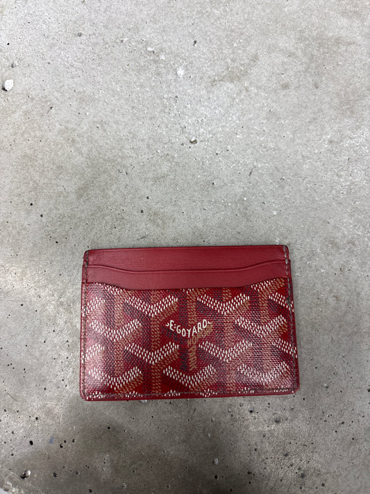 Goyard Red Card Holder **