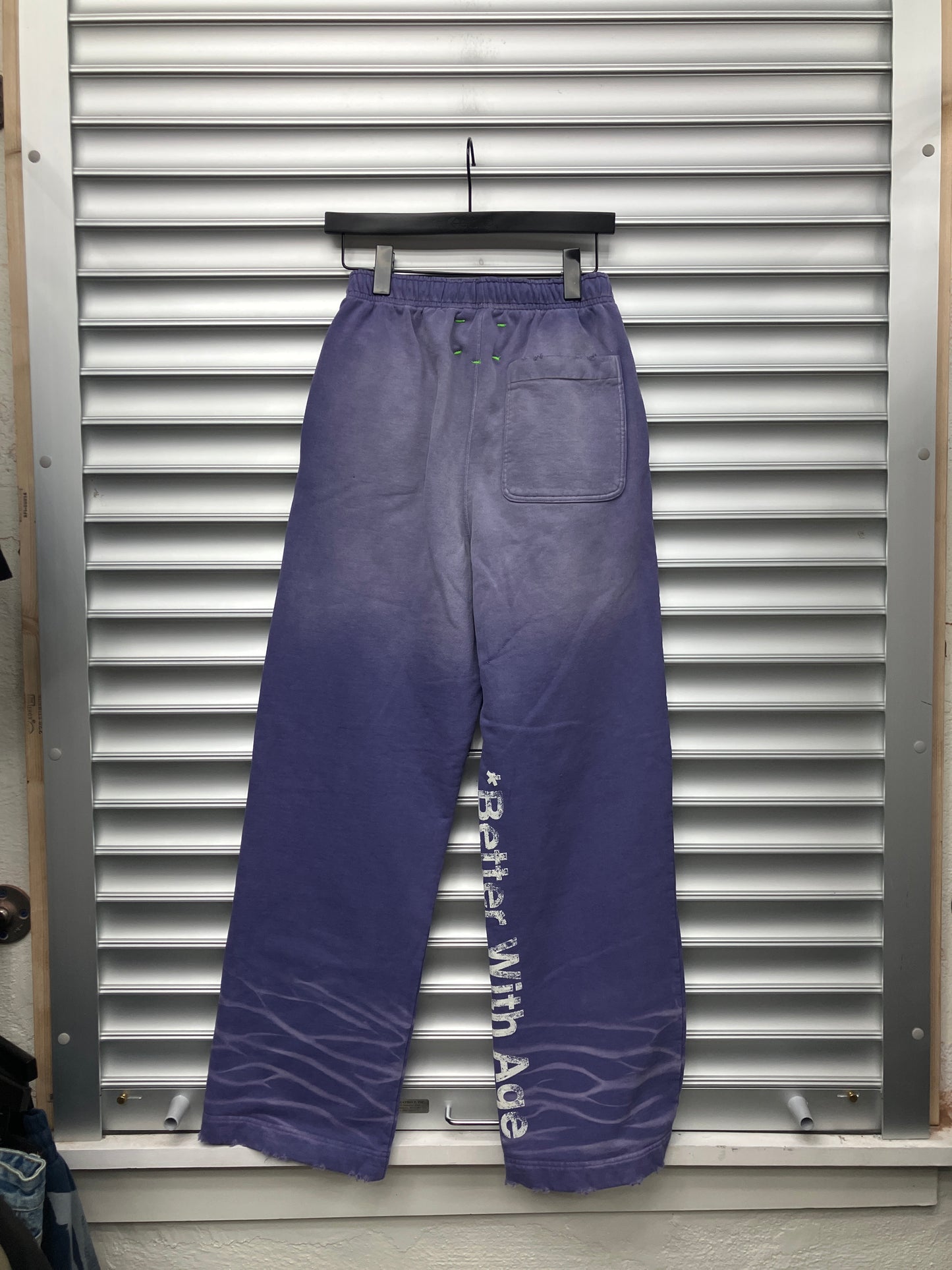 Better With Age Purple Sweatpants - Small