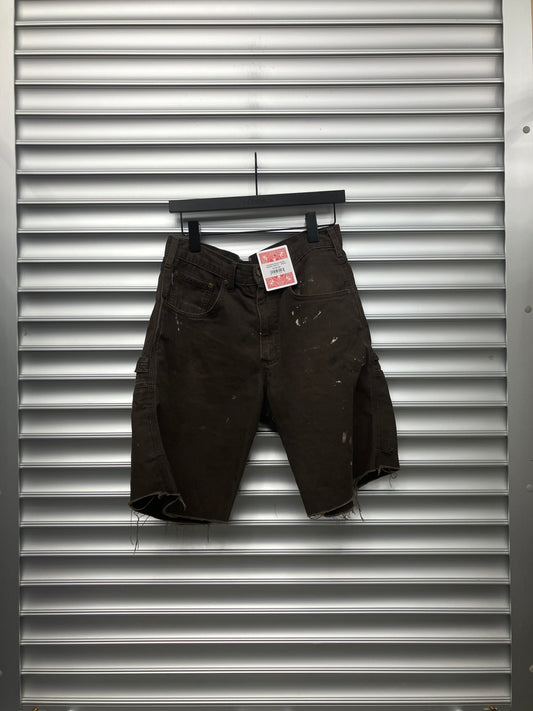 Carahartt Brown Paint Splatter Shorts -  33x32*