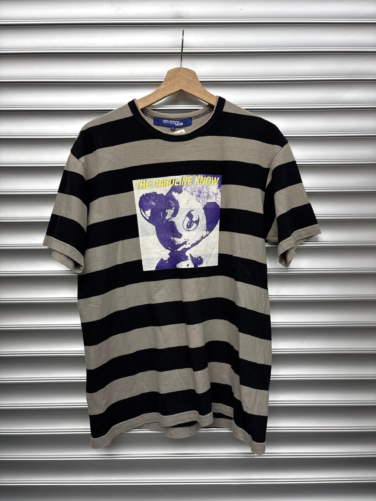 CDG Striped Caroline Know Tee - M**