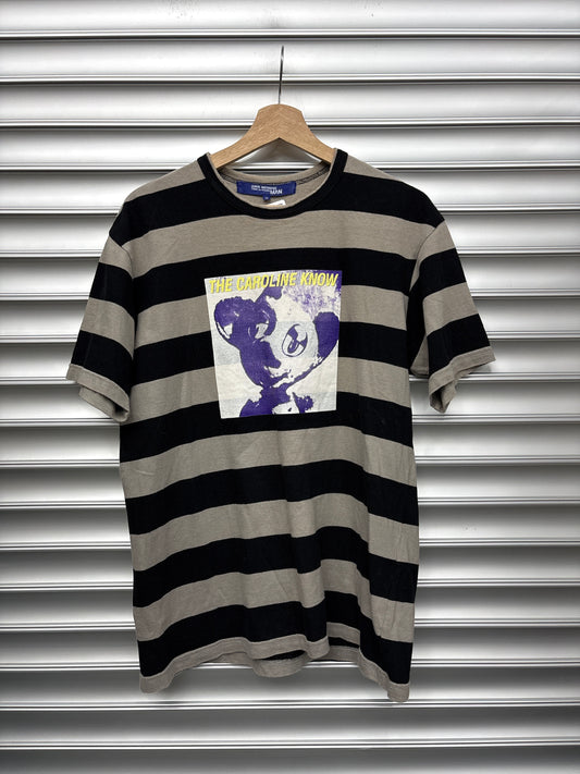 CDG Striped Caroline Know Tee - M**
