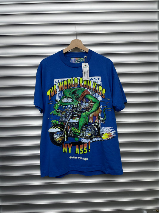 Better With Age Blue Monster Tee - L