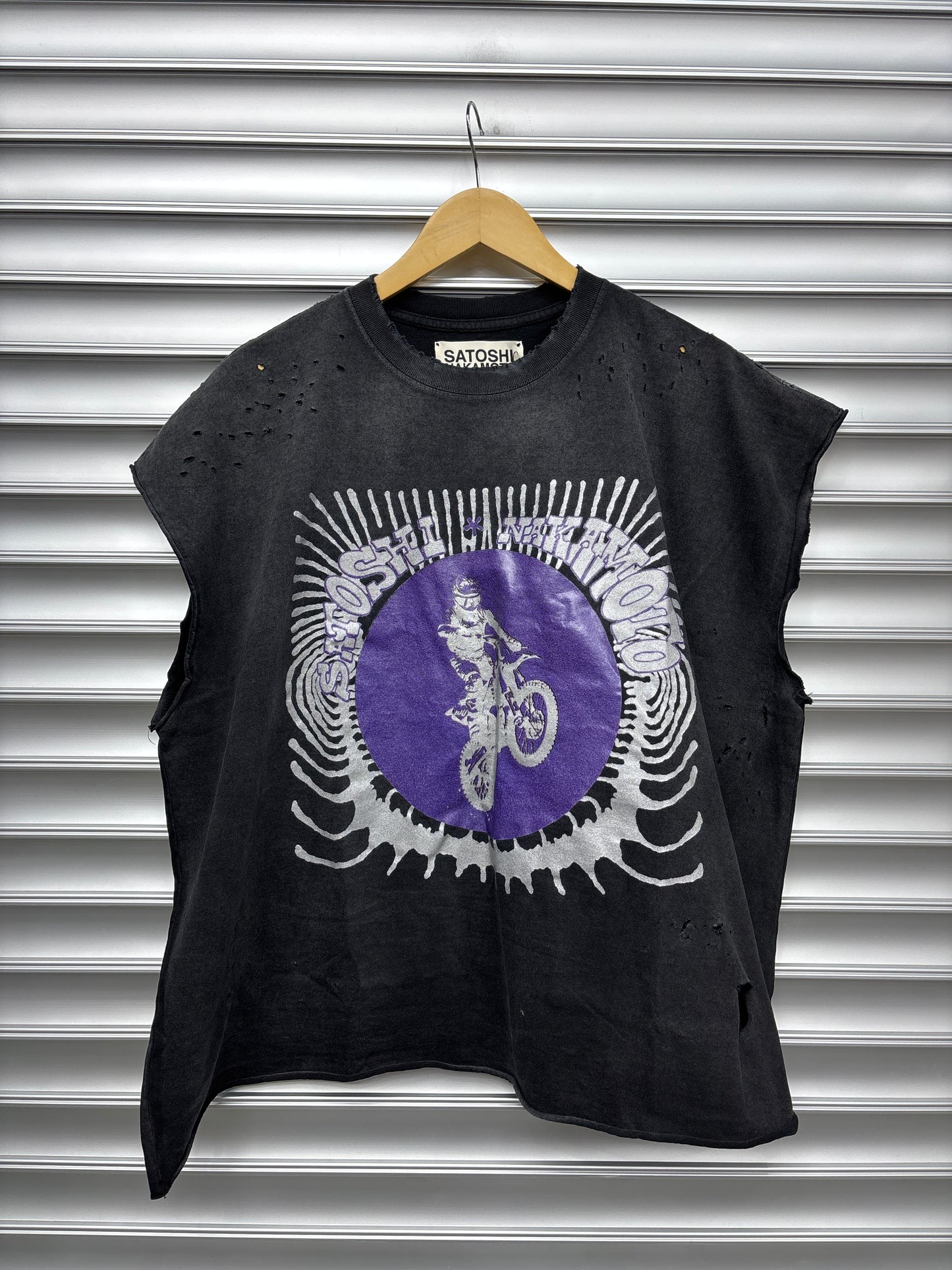 Satoshi Nakamoto Globe Of Death Tee - XL