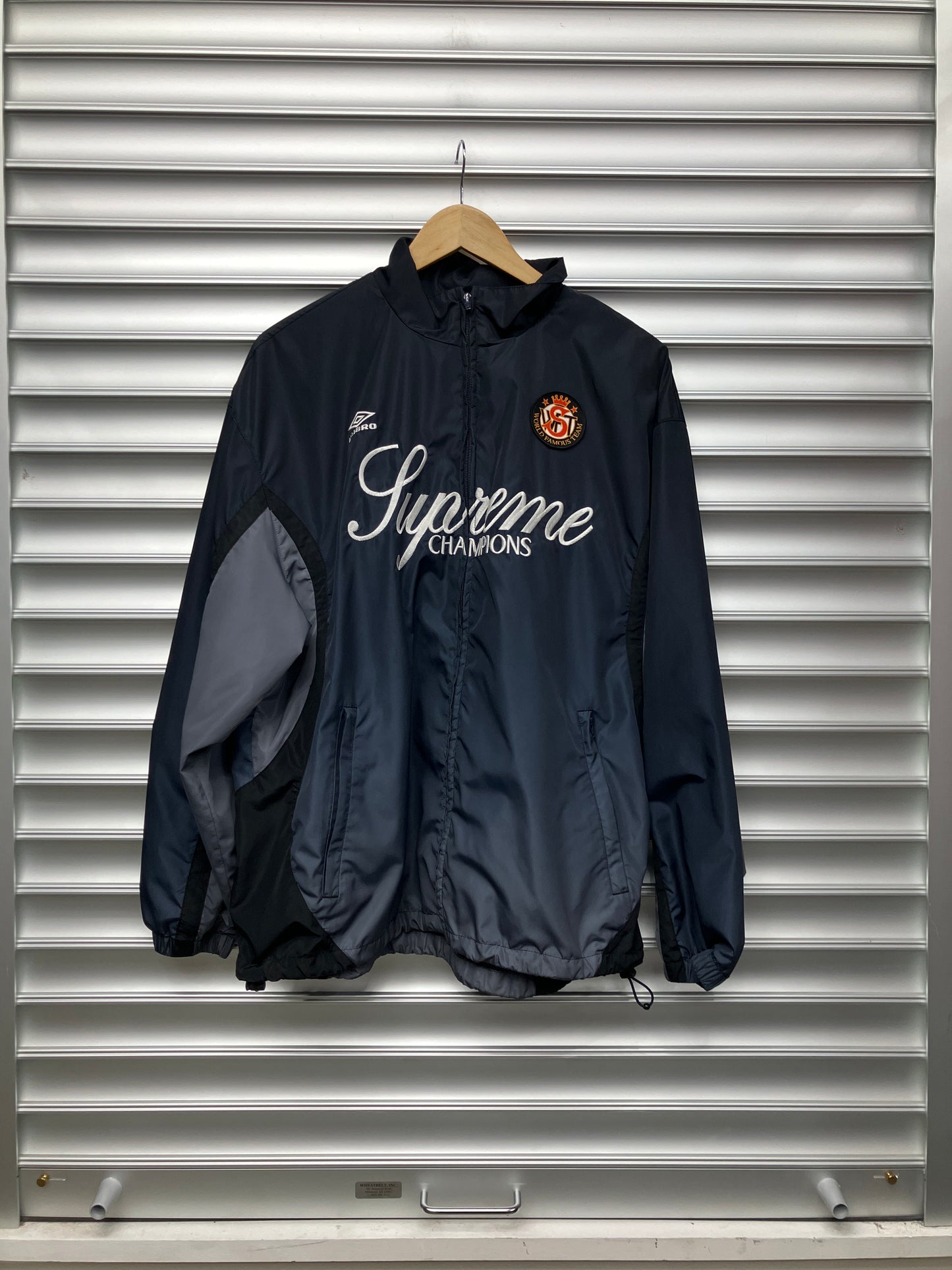 Supreme Umbro Navy Jacket - M