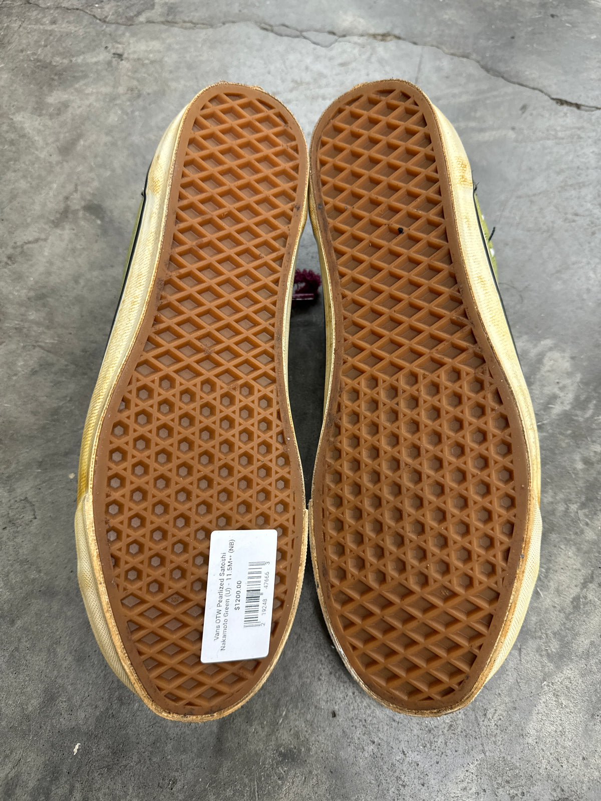 Vans OTW Pearlized Satoshi Nakamoto Green (U) - 11.5M** (NB)