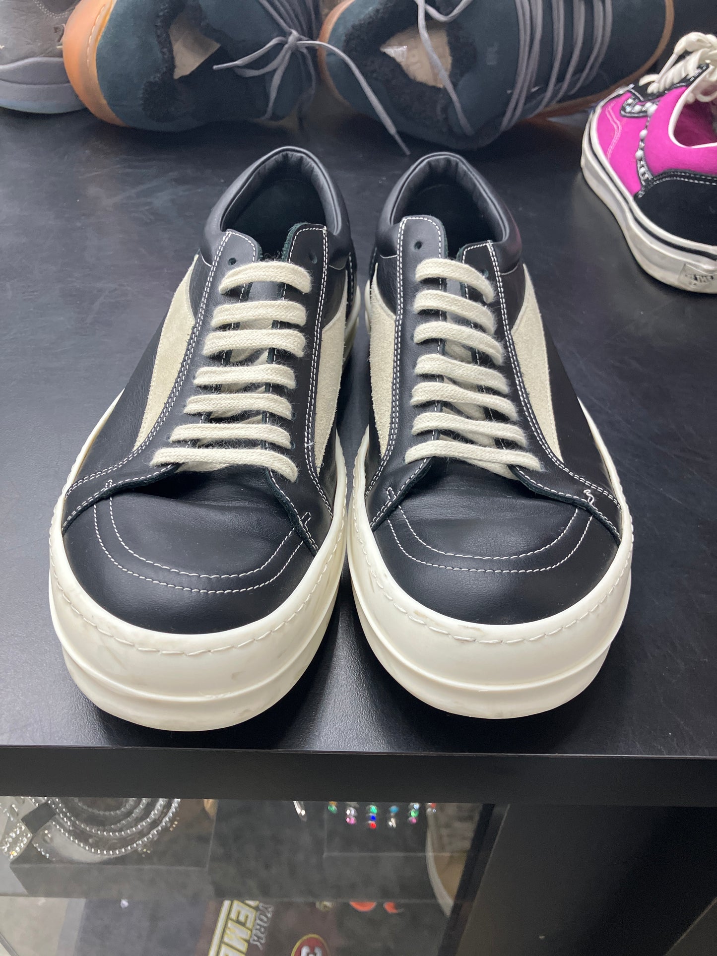 Rick Owen Vintage Black Leather (U) - 43(10) (NB)