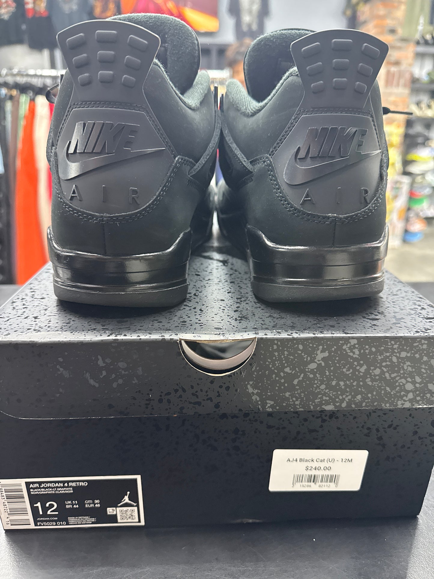 AJ4 Black Cat (U) - 12M