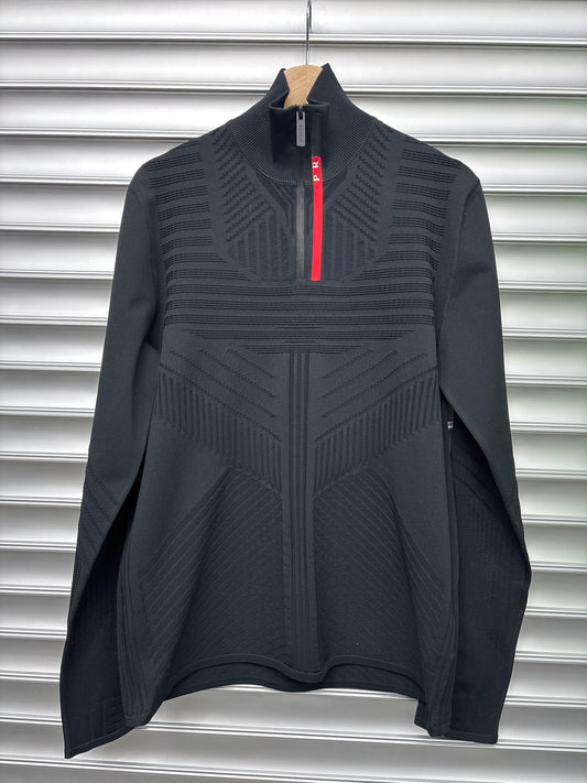 Prada Sport Tech Quarter Zip Jacket - XL