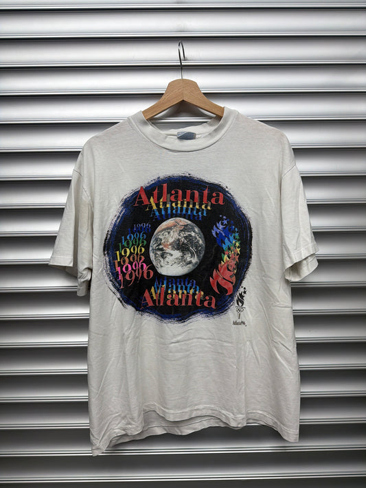 Vintage Atlanta Olympics World Tee - L