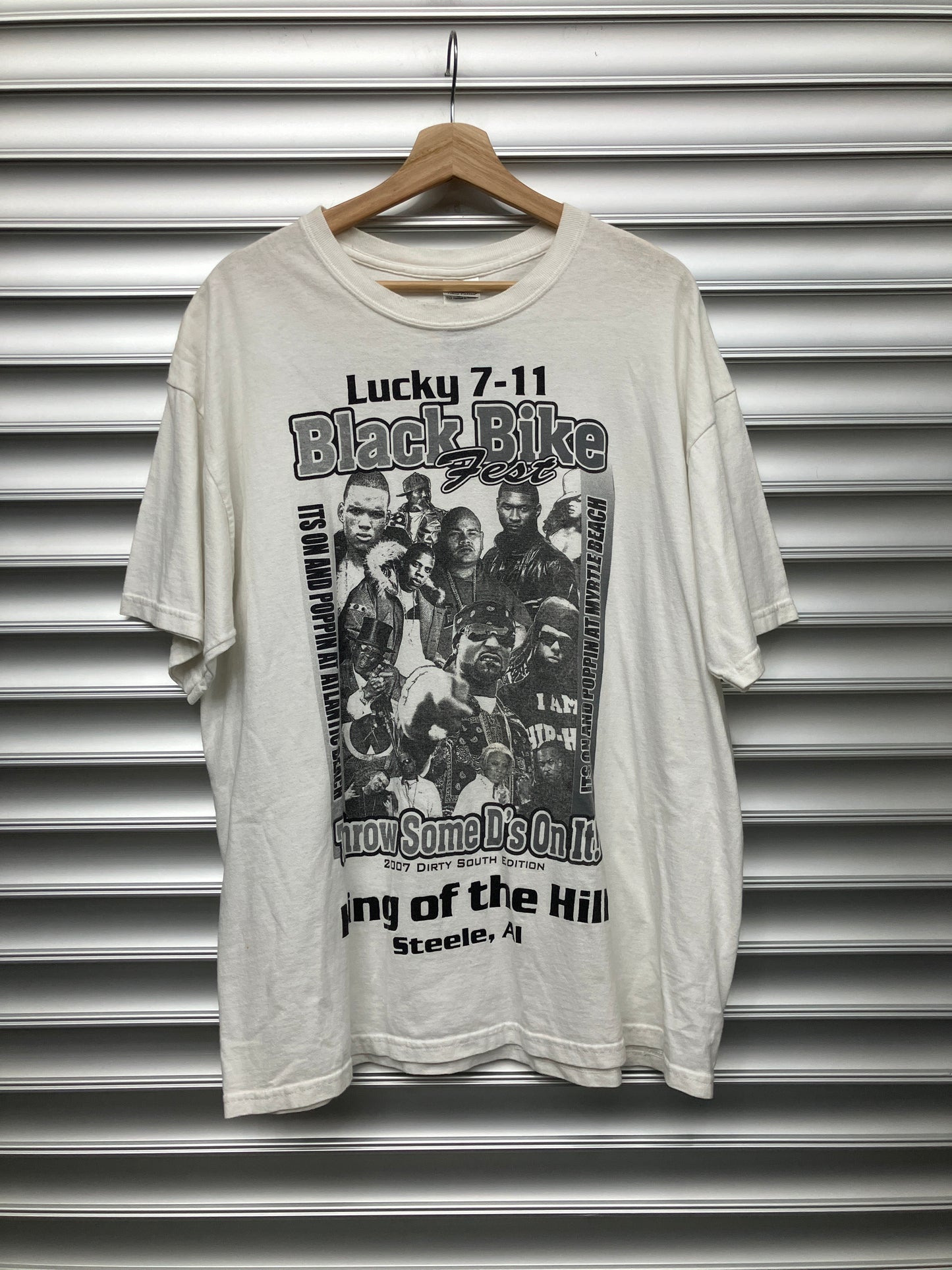 Vintage Black Bike Fest Tee - XL