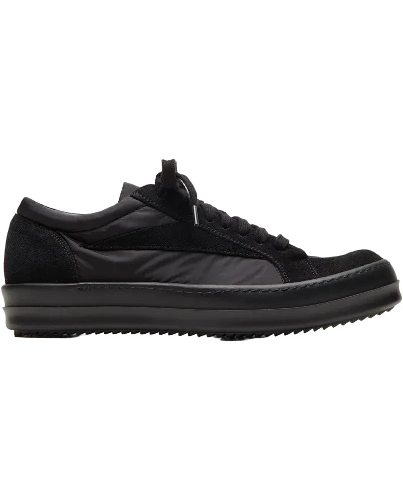Rick Owen Vintage Triple Black Suede Nylon - 46**