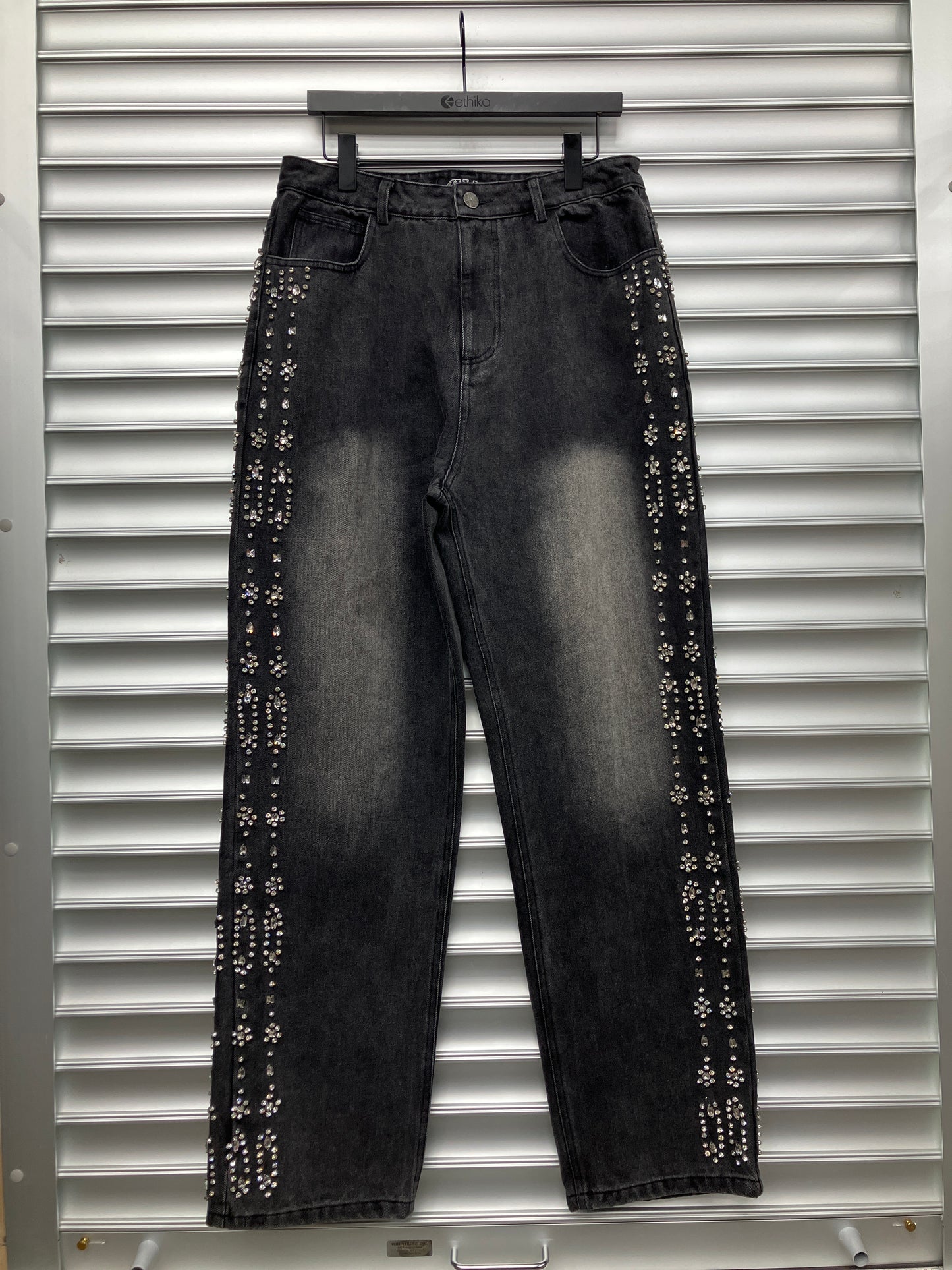 Vale Crystal Black Denim - 30