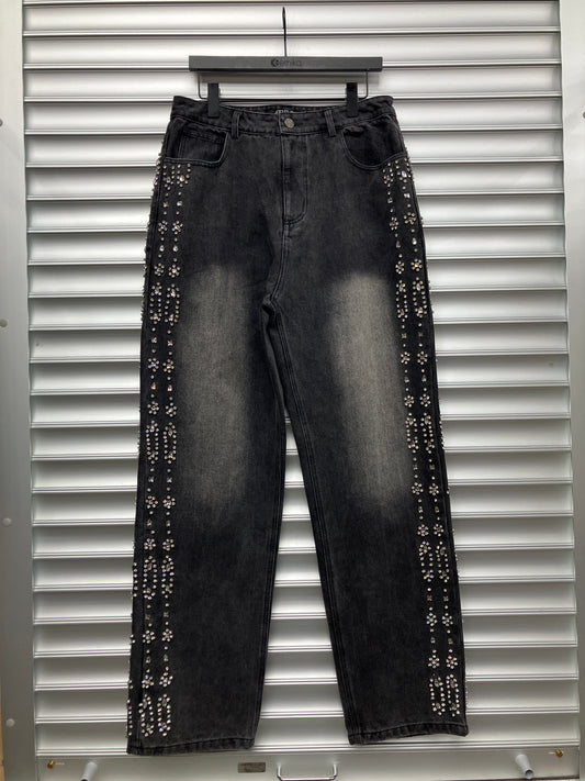 Vale Crystal Black Denim - 30
