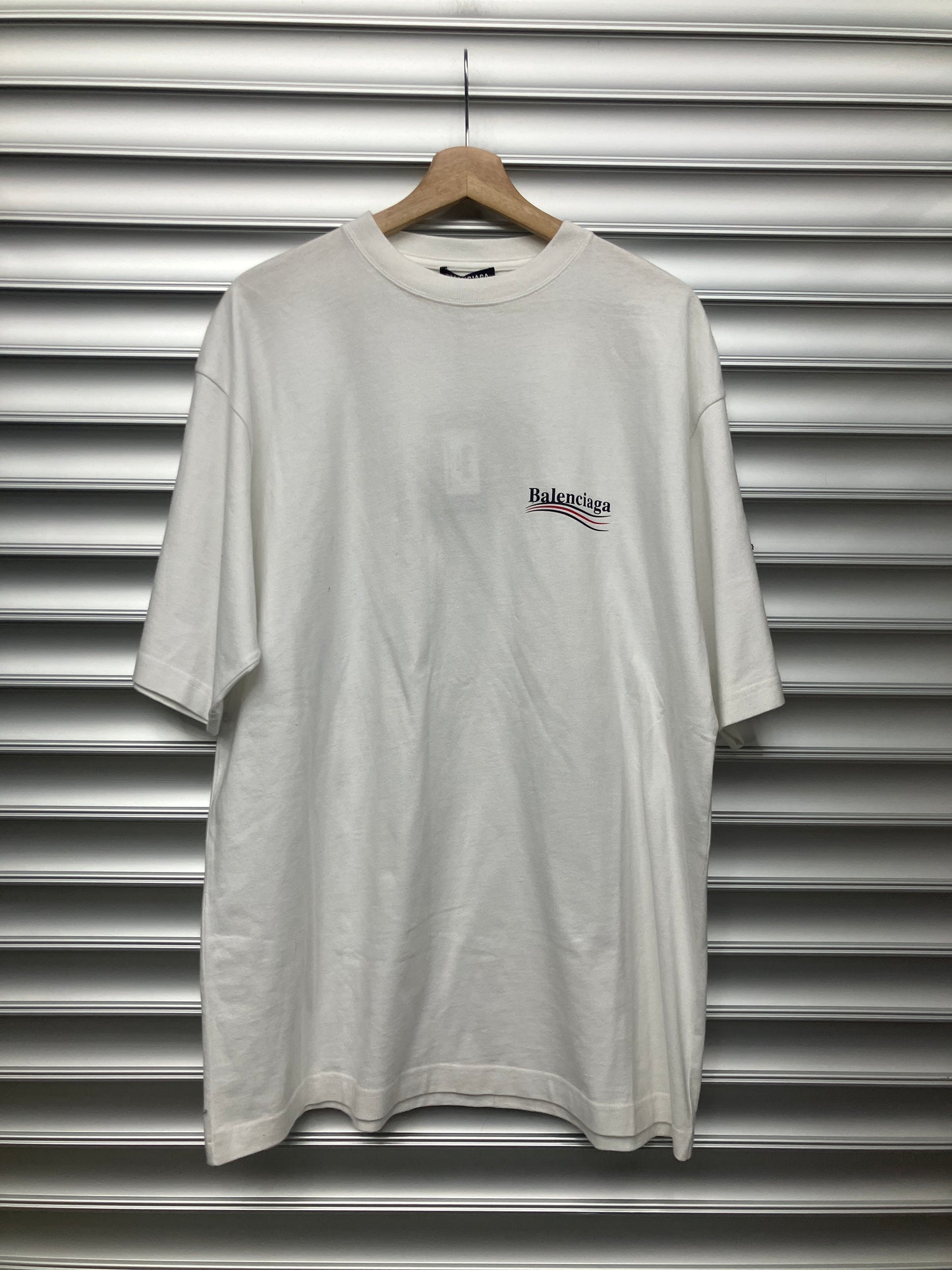 Balenciaga Campaign White Tee - XS