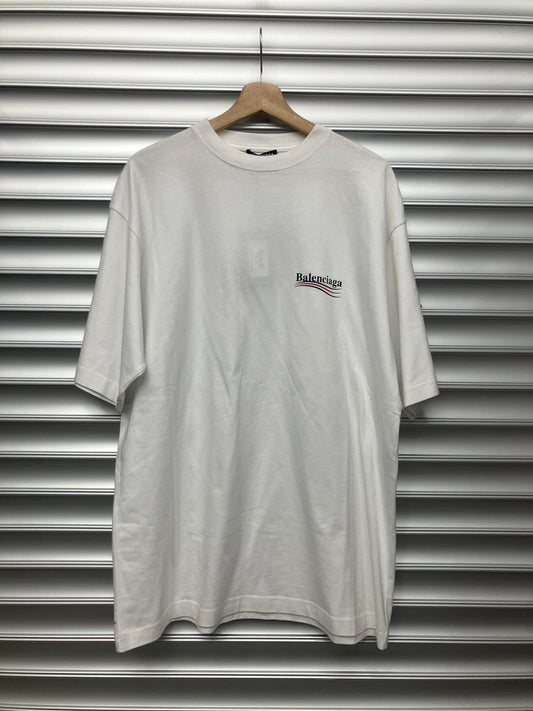 Balenciaga Campaign White Tee - XS