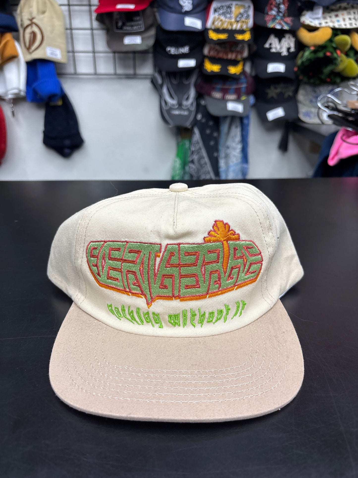 Vertabrae Tan Nothing Without It Hat - OS