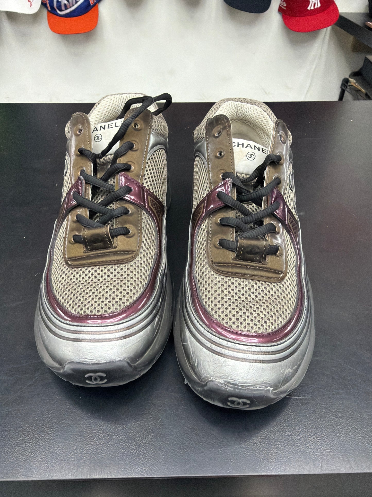 Chanel Trainer Grey/Purple (U) - 39.5 (NB)