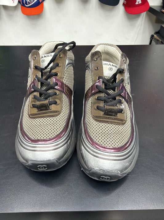 Chanel Trainer Grey/Purple (U) - 39.5 (NB)
