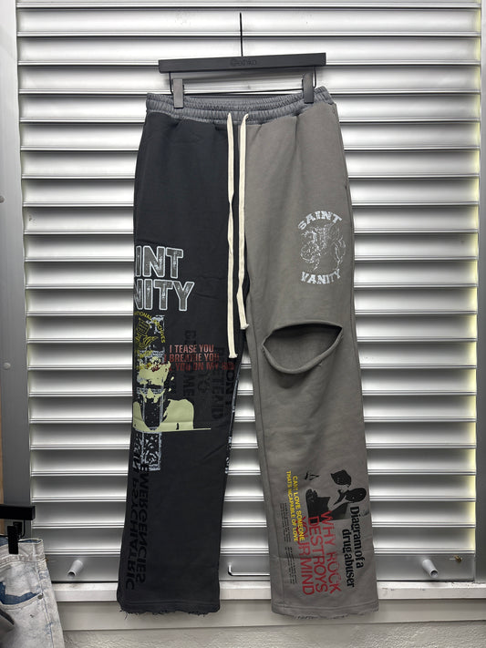 Saint Vanity 2 Tone Sweats - M**