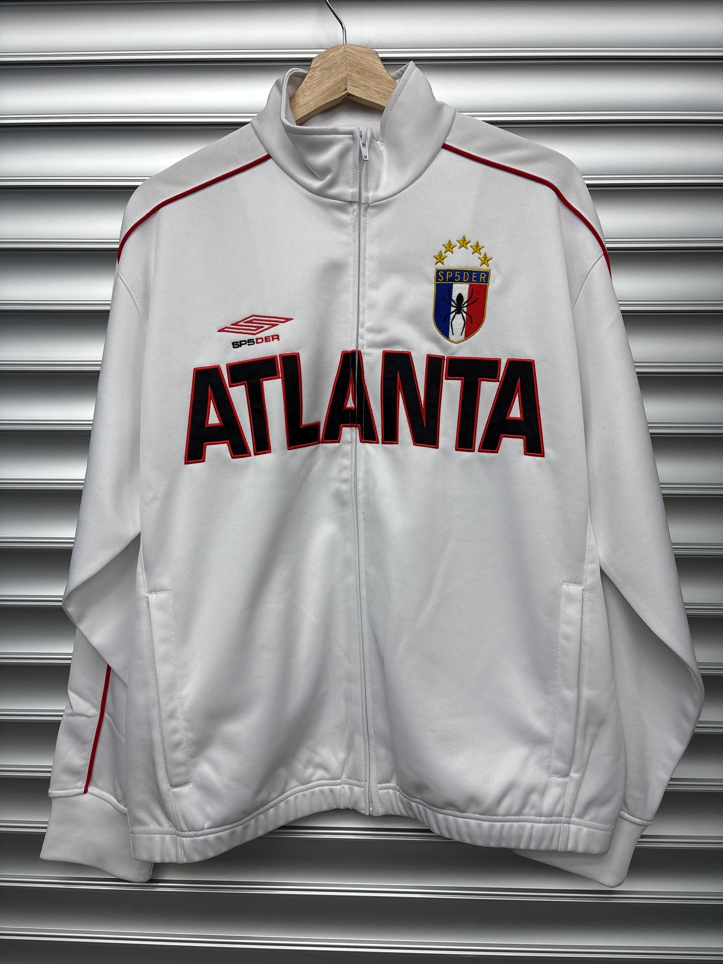 Spider White  ATL Track Jacket - Large