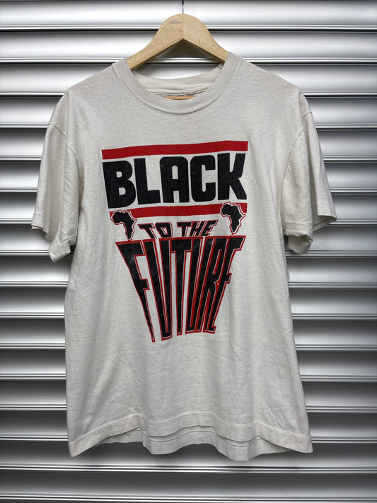 Vintage Black To The Future Tee - L