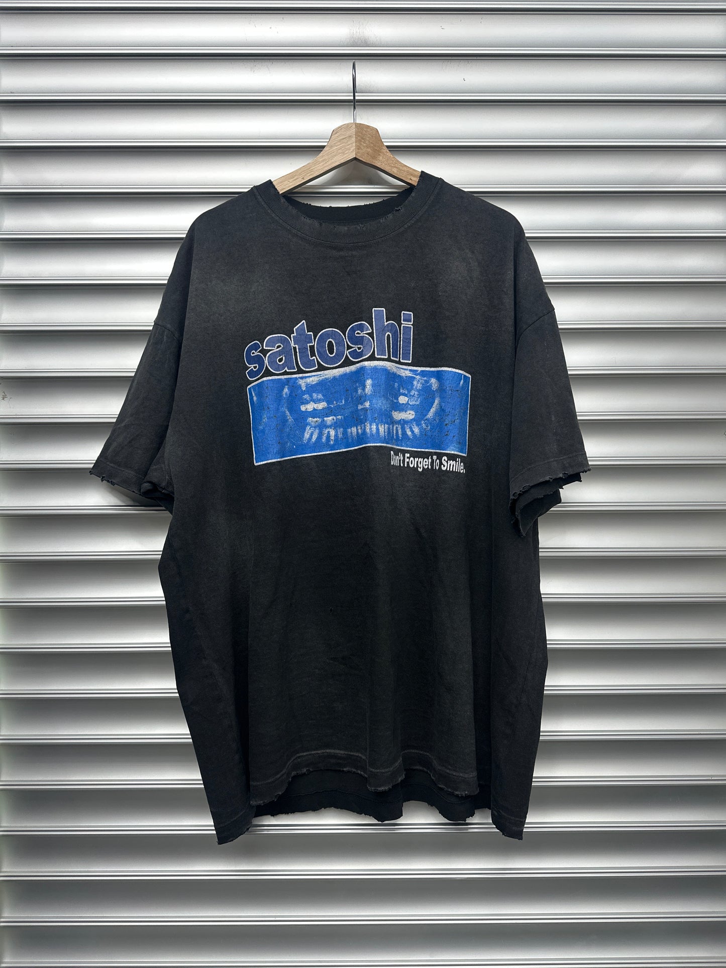Satoshi Nakamoto Forget To Smile Tee - XXL
