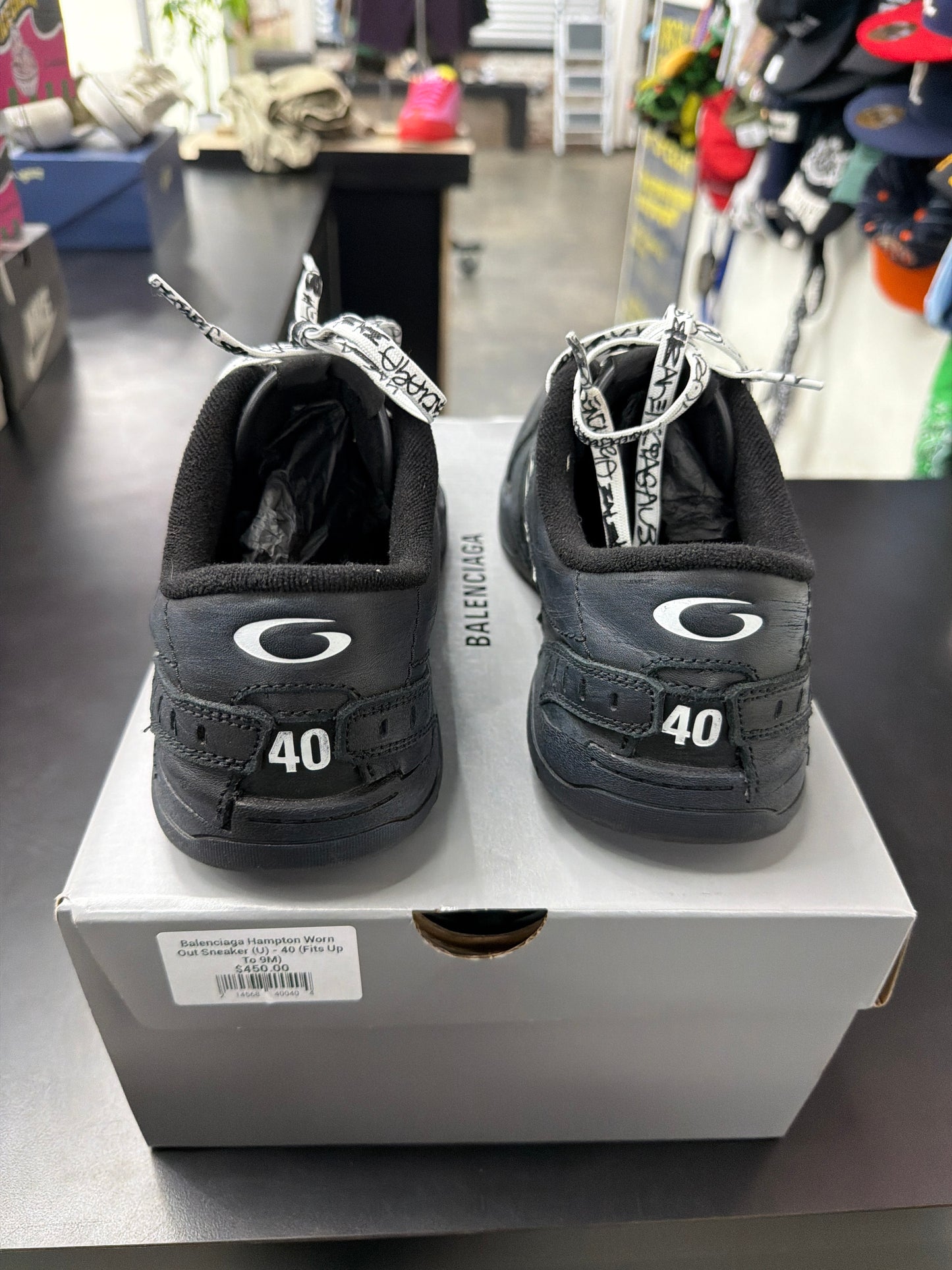 Balenciaga Hampton Worn Out Sneaker (U) - 40 (Fits Up To 9M)