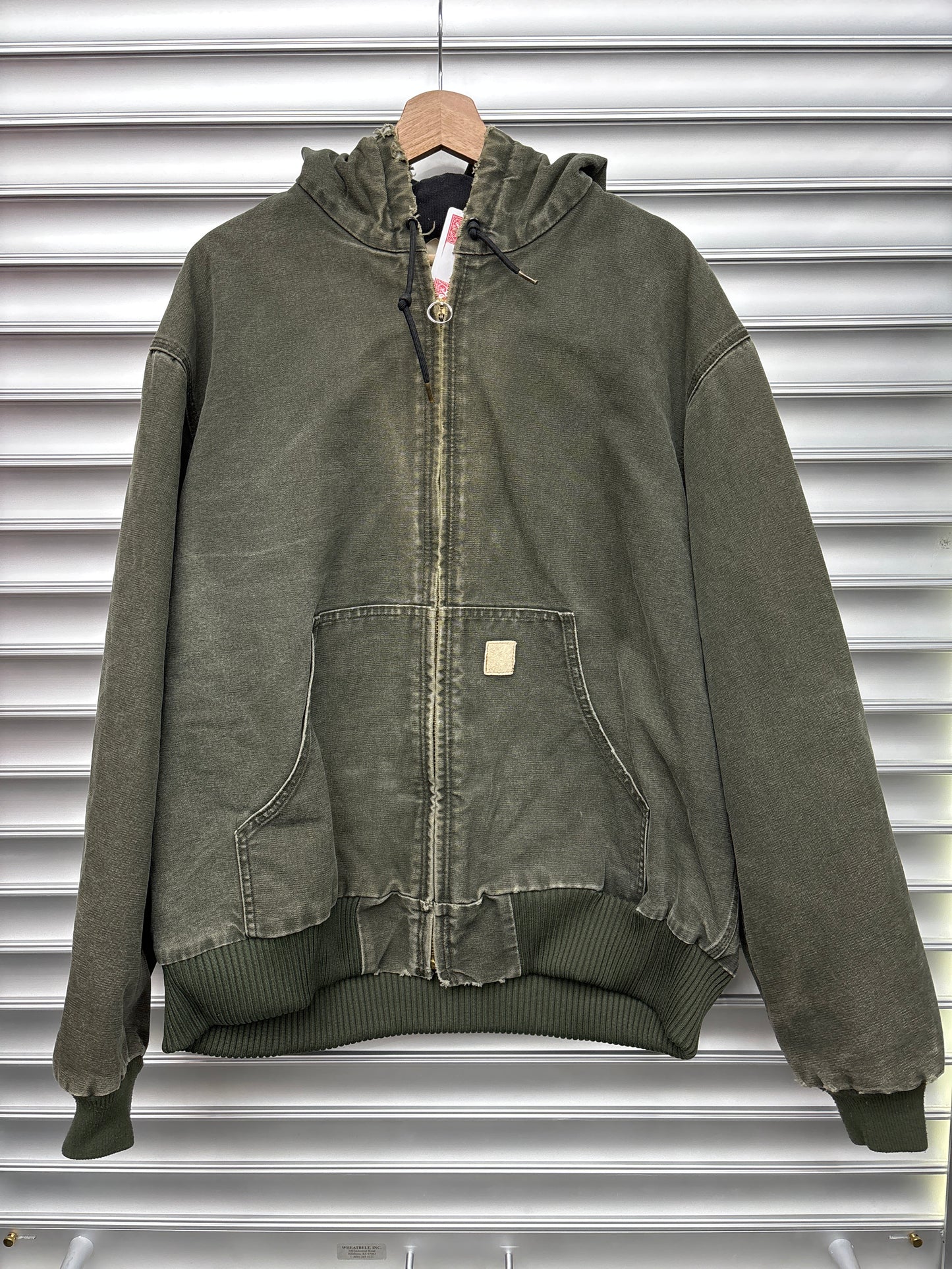 Green Carhartt Hooded Jacket - XL