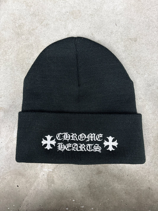 Chrome Hearts Black Beanie **