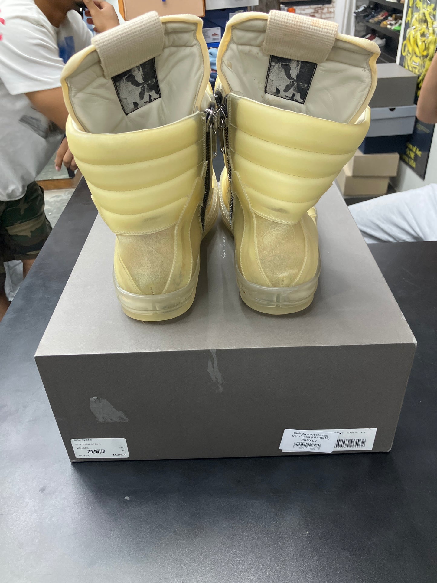 Rick Owen Geobasket Translucent (U) - 46(13)