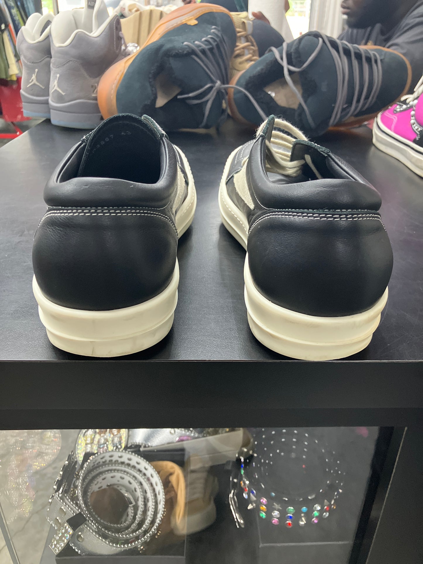 Rick Owen Vintage Black Leather (U) - 43(10) (NB)