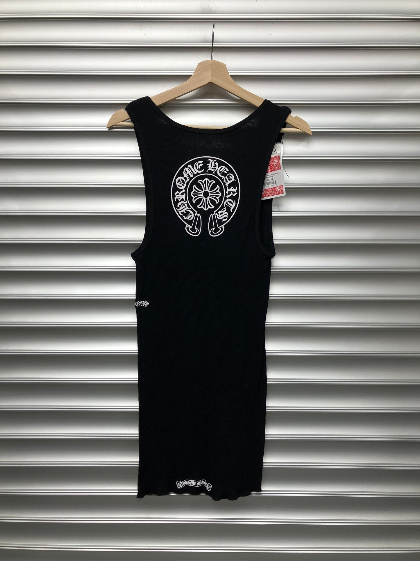 Chrome Hearts Black Fuck You Tank Top - L