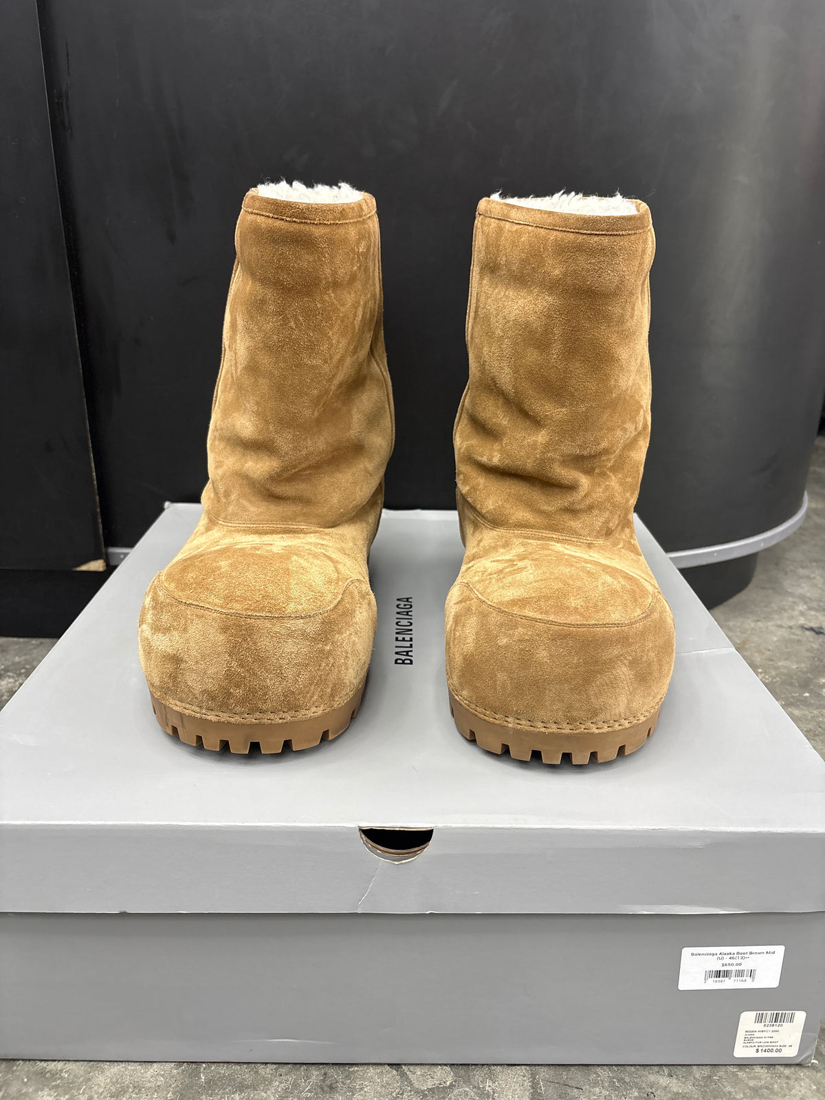 Balenciaga Alaska Boot Brown Mid (U) - 46(13)**