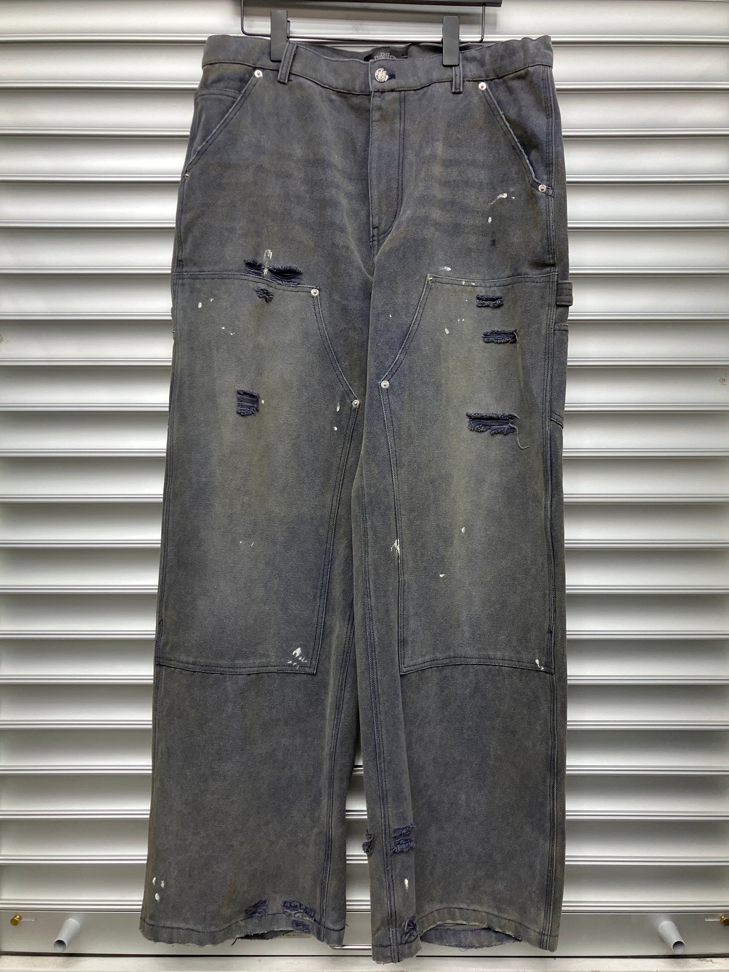HMDD Paint Splatter Double Knee - L