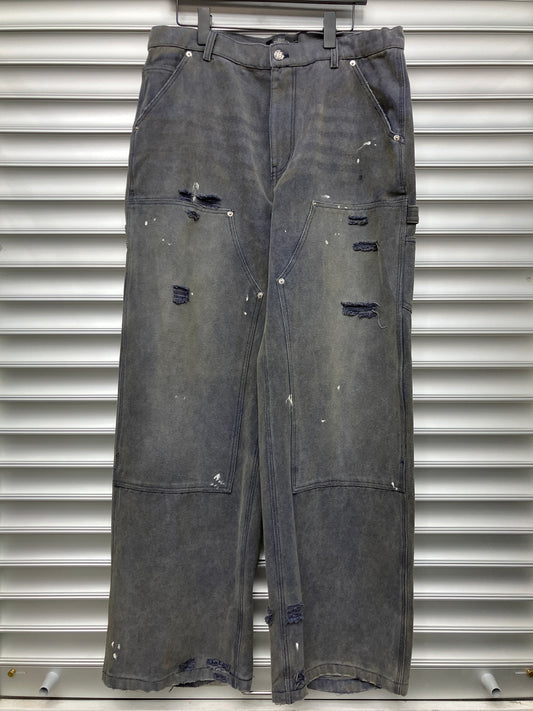 HMDD Paint Splatter Double Knee - L