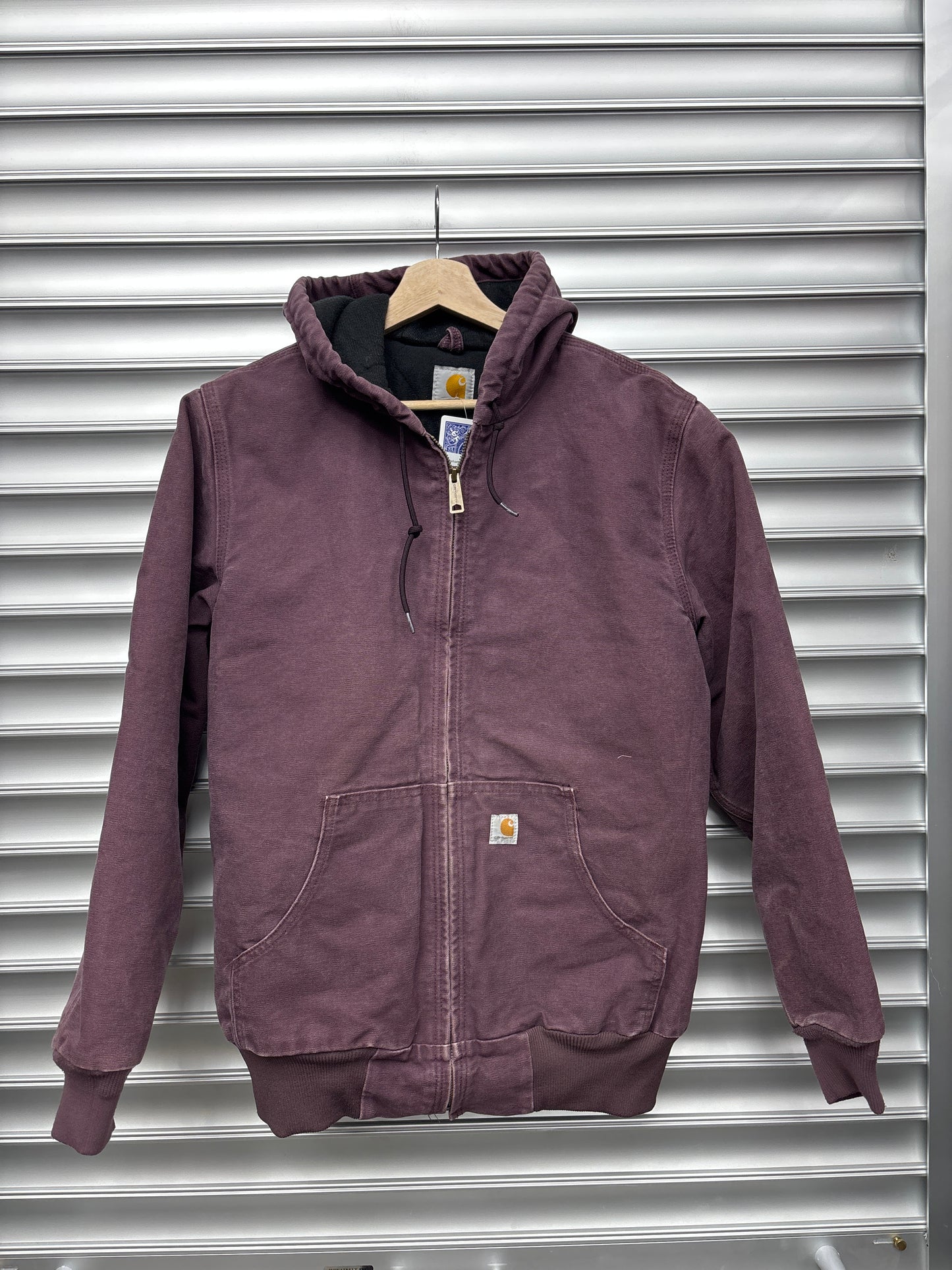 Carhartt Purple Zip Up Hood - M