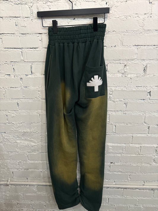 Vertabrae Green Sweatpants - S