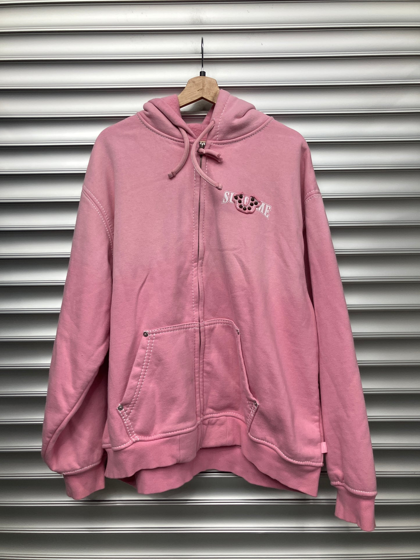 Supreme True Religion Pink Zip Up - XL