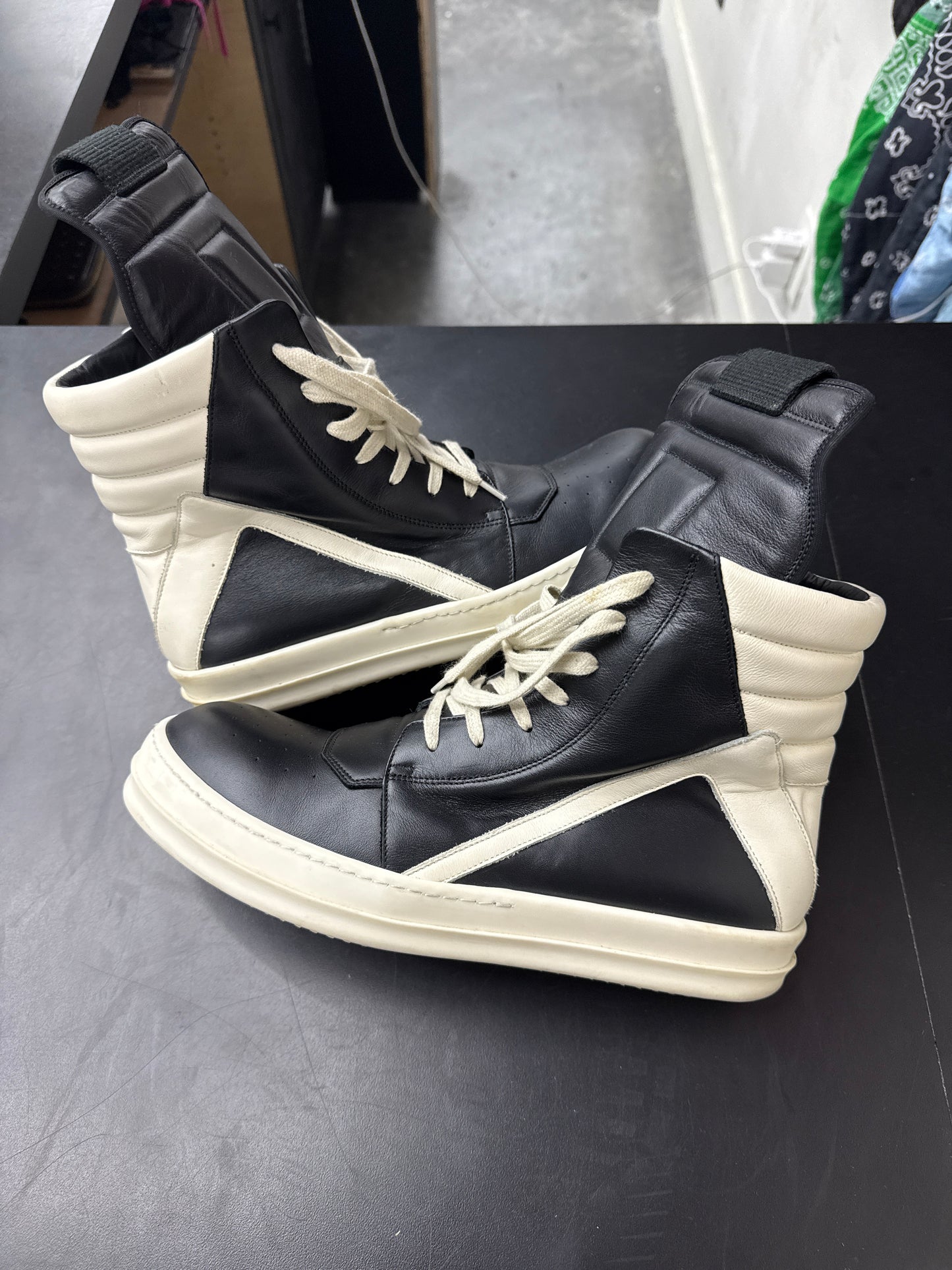 Rick Owen Geobasket Black (U) - 43(10) (NB)