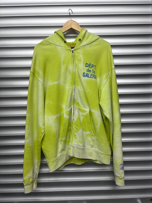 Gallery Dept Green Acid Zip Up - L
