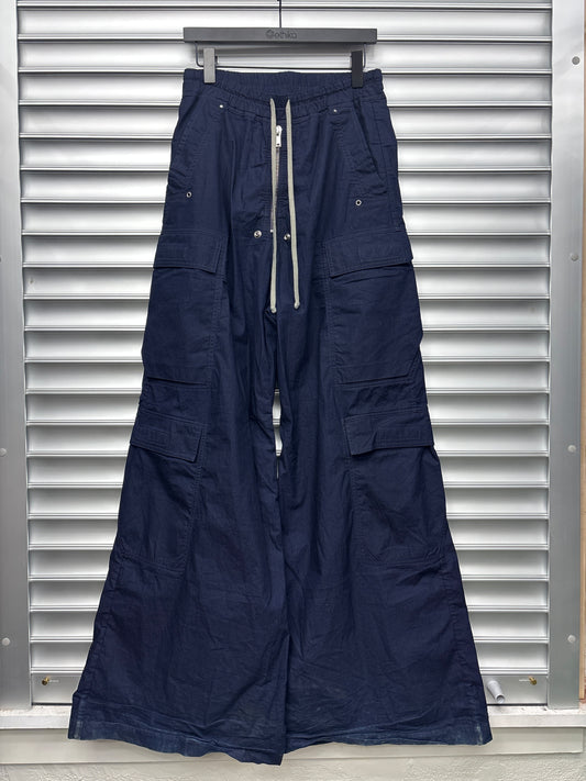 Rick Owens Blue Bela Cargos - Small