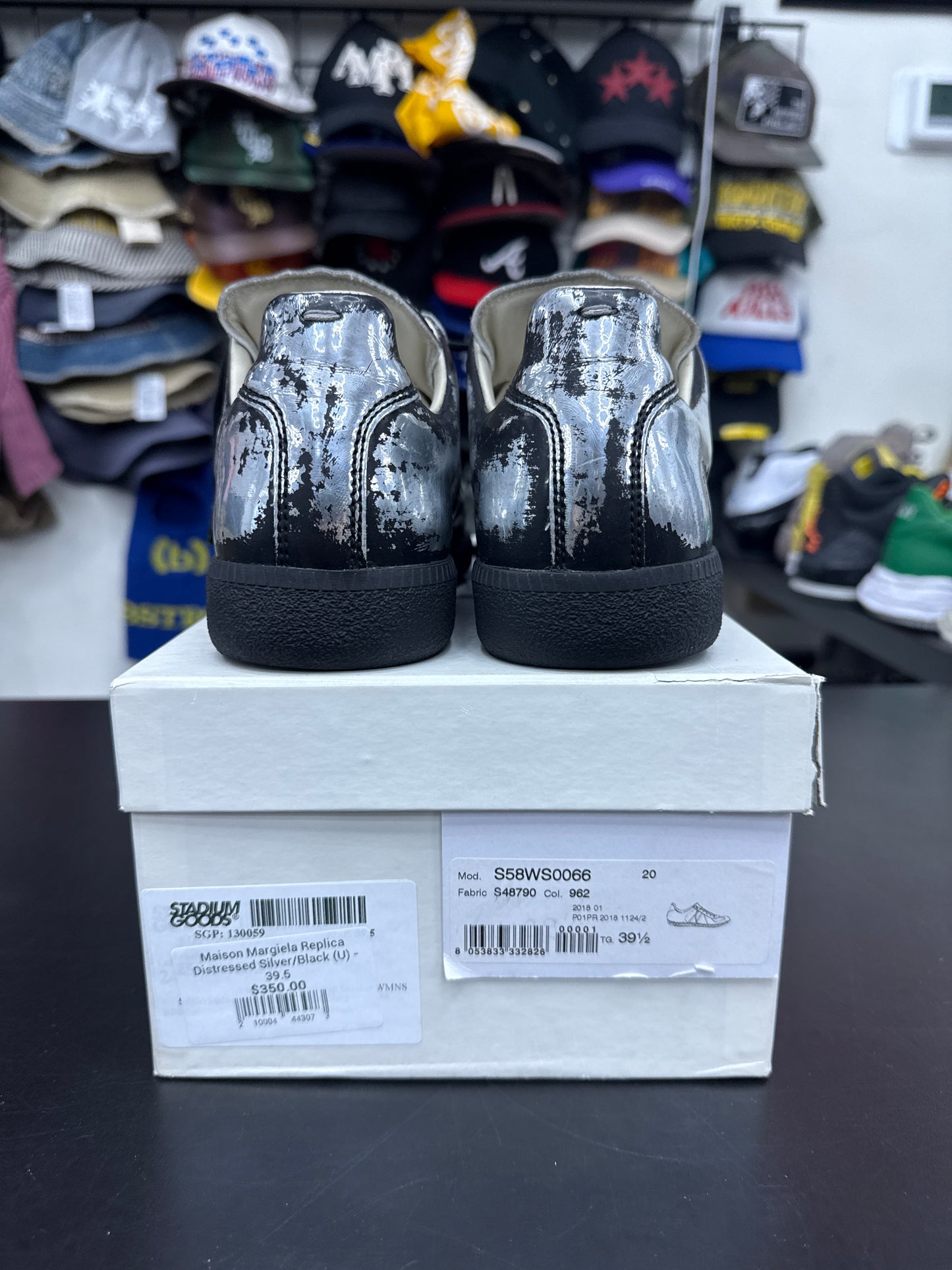 Maison Margiela Replica Distressed Silver/Black (U) - 39.5