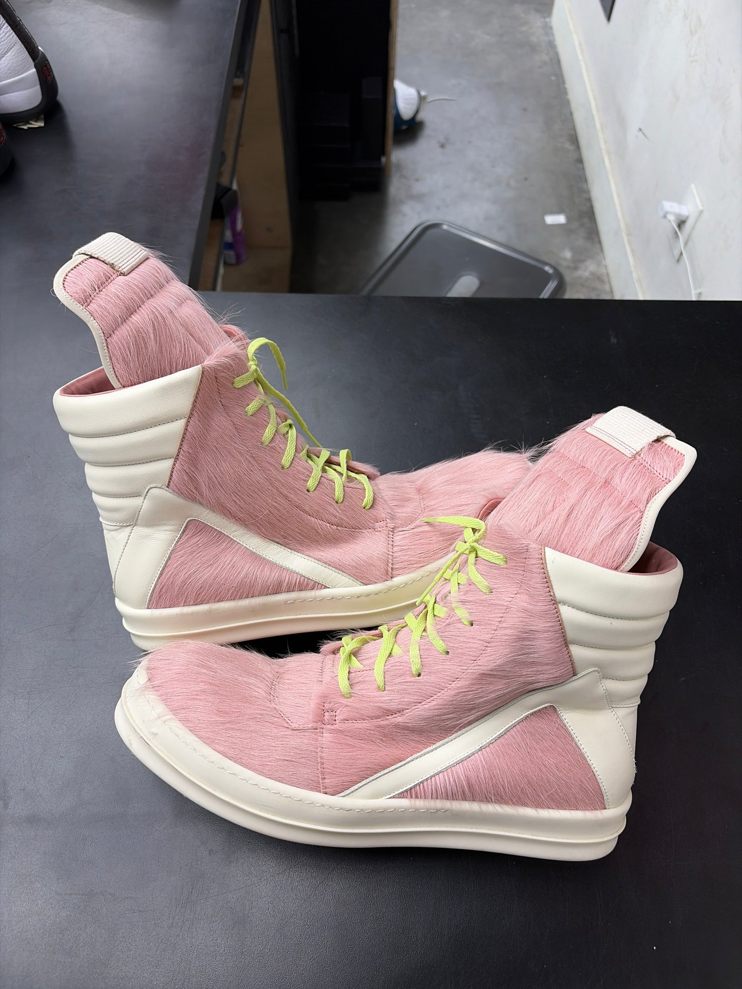 Rick Owen Geobasket Pink Fur (U) - 47 (NB)