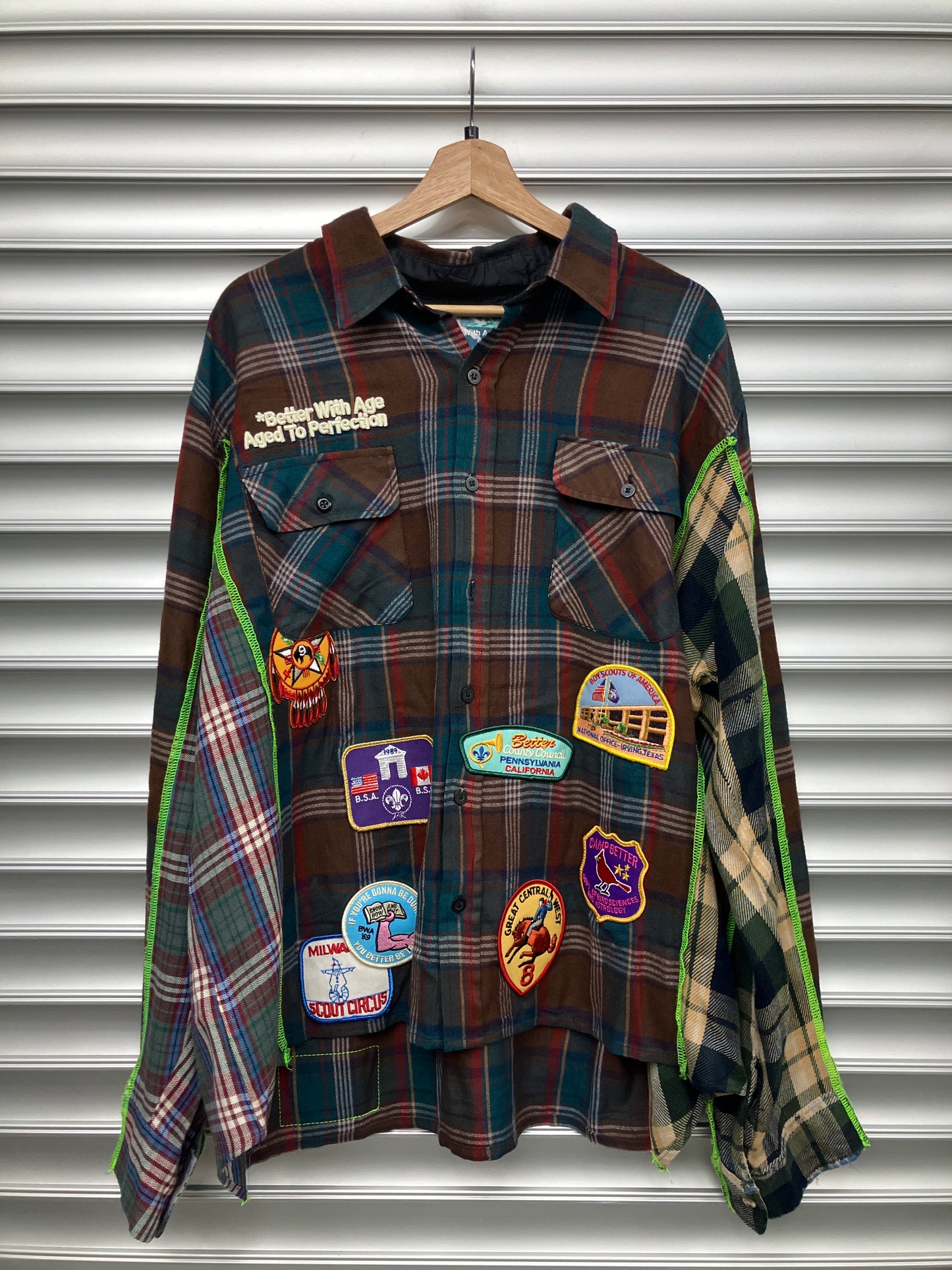 BWA Multi Patch Flannel - L